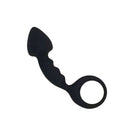 Plug Anal super macio iniciante em silicone - Preto
