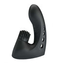 Dedeira com estimulador clitoriano 3 vibrações 3 funções de rotação em Silicone - Pretty Love Magic Drill