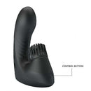 Dedeira com estimulador clitoriano 3 vibrações 3 funções de rotação em Silicone - Pretty Love Magic Drill