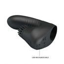 Dedeira com estimulador clitoriano 3 vibrações 3 funções de rotação em Silicone - Pretty Love Magic Drill