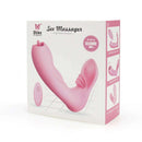 Estimulador Língua para clítoris e ponto G com 7 variações Recarregável - SEX MASSAGER Dibe