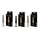 Plug Anal Ball Stick em Metal Cromado 15 cm com haste - HARD