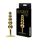 Plug Anal Ball Stick em Metal Cromado 15 cm com haste - HARD