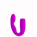 Vibrador Recarregável Ponto G com Alça Metalizada e Estimulador Clitoriano – PRETTY LOVE JERSEY