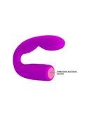 Vibrador Recarregável Ponto G com Alça Metalizada e Estimulador Clitoriano – PRETTY LOVE JERSEY