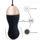 Vibrador Bullet Luxo Recarregável - Controle wireless - 10 Vibrações - Preto