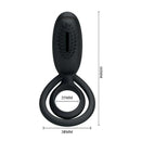 Estimulador Anél Peniano com Vibro Estimulador de Clitóris e Alça para o Escroto - Pretty Love Esther