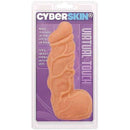 Pênis em CyberSkin Big Boss, articulado na cor bege, 18,5 x 5 cm