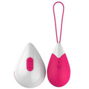 Bullet em Silicone Recarregável Controle s/ fio para Exercícios - Kegel Ben wa - 10 Vibrações - Rosa