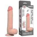 Pênis Realista com Camada Dupla macio e firme 8" - LOVETOY SLIDING-SKIN DUAL LAYER DONG