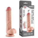 Pênis Realista Marrom com Camada Dupla macio e firme 9" - LOVETOY SLIDING-SKIN DUAL LAYER DONG