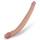 Pênis duplo 36 cm com Glande Avantajada - Lovetoy - SLIM ULTRA DOUBLE DILDO