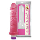 Pênis realístico aromático com vibro de Tutti Frutti – 17,5X4,1CM