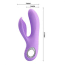 Vibrador para Ponto G e Clitóris 7 Modos de Pulsação e 5 variações de Vibração - Canrol da Pretty Love