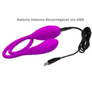 Vibrador Duplo Flexível com 7 Modos de Vibração