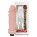 Pênis em CyberSkin 20 X 5CM c/ vibrador - Sexy Fantasy
