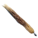 Plug Anal em Aço Cromado c/ cauda de Bege c/ 50 cm - Joia Anal - HARD