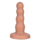 Plug Anal em Jelly medidas 12,5 X 3 cm - Bege
