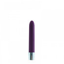 Vibrador Personal 14,5 cm, 10 Vibrações e Textura Aveludada - LILÁS