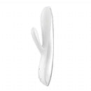 Vibrador luxo c/ Plug Lateral E5 - White - OVO LifeStyle RECARREGÁVEL
