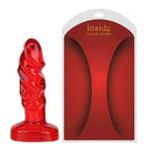 Plug Anal em Jelly medidas 12 X 3 cm - Vermelho