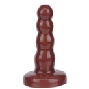 Plug Anal em Jelly medidas 12,5 X 3 cm - Chocolate