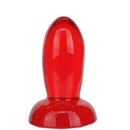 Plug Anal em Jelly medidas 9 X 3,2 cm - Vermelho