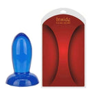 Plug Anal em Jelly medidas 9 X 3,2 cm - Azul