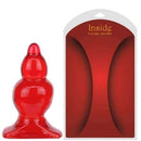 Plug Anal em Jelly medidas 11,5 X 4,8 cm - Vermelho