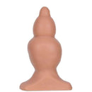 Plug Anal em Jelly medidas 11,5 X 4,8 cm - Bege