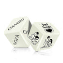 Dados para Bincadeira sexy Jogo do Prazer Hot - Fosforescente