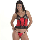 Corselet Sensual ENCANTO SECRETO acompanha Tanga
