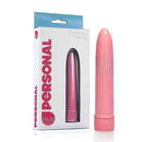 Vibrador Personal multivelocidades cor rosa - 13cm, à prova d'água