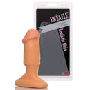 Plug Anal Pequeno 11x3 cm na cor bege