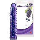 Pênis em jelly aromatizado de Uva Cyclic - 23 x 3,5cm na cor lilás translúcida