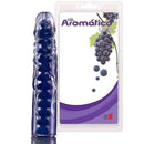 Pênis em jelly aromatizado de Uva slin style - 18 x 2,5 cm na cor lilás translúcida