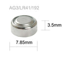 Baterias Lr41 Botão Ag3 G3 - Alcalina Par