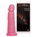 Pênis aromatizado Morango - 16 x 4 cm na cor rosa