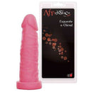 Pênis aromatizado Morango - 14,5 x 4 cm na cor rosa