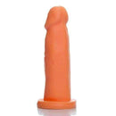 Capa para o pênis semi rigida cor bege tamanho 21x5,5cm