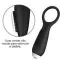 Estimulador Anel Peniano com Vibrador Estimulador de Clitóris Longo - Ultra Macio