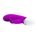 Vibrador com Estimulador Formato Coelho com 3 Intensidades de Vibração - PRETTY LOVE SOG