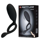 Estimulador Anel Peniano em Silicone com Vibrador - Pretty Love Ethel