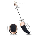 Vibrador Bullet Luxo Recarregável - Controle wireless - 10 Vibrações - Preto