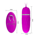 Vibrador Bullet de Controle Remoto - Pretty Love Dawn - 12 Vibrações