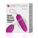 Vibrador Bullet de Controle Remoto - Pretty Love Darlene - 12 Vibrações