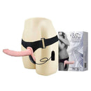 Cinta com prótese peniana Duplo com Vibro - Strap On - Para Dupla Penetração