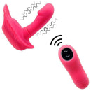 Vibrador em silicone com mini pênis - Pink 30 variações de velocidade Pretty Love