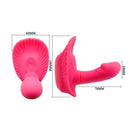 Vibrador em silicone com mini pênis - Pink 30 variações de velocidade Pretty Love