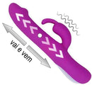 Vibrador estimulação de Vai e Vem Recarregável